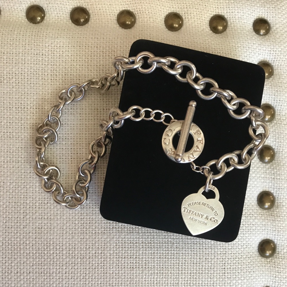 TIFFANY & CO. ‘Heart Tag’ Toggle Necklace